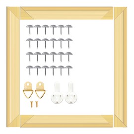 ECOIOU DIY Canvas Mini Stretcher Bars 10x10 Inch Canvas Frame, Sturdy Stretcher Frames for Oil Paintings, Prints, Paint by Numbers & Posters(Need Extra Size to wrap Around The Frame)