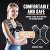 NATURELUX Weighted Vest with Reflective Stripe and Adjustable Buckle Straps,