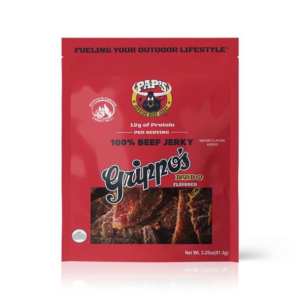 Grippo’s Bar-B-Q Beef Jerky by Pap’s
