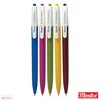 Montex 10 x 0.7mm Ball Point Pens ClipKnock BLUE Retractable
