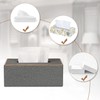 TNTAIAHL Tissue Box Cover, PU Leather Tissue Box Holder Rectangular