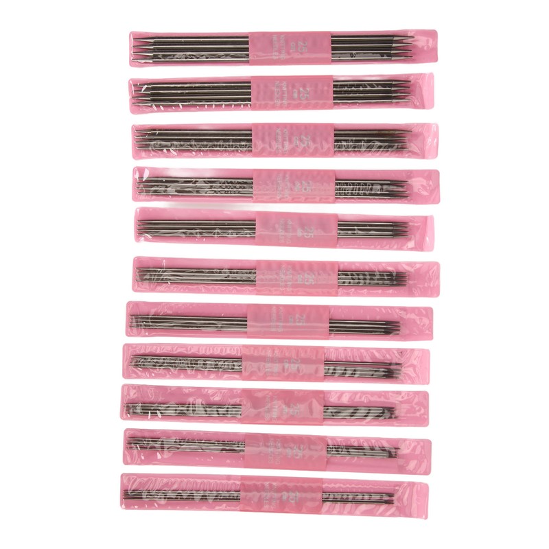 11 Sizes 44pcs Double Pointed Knitting Needles Set 2mm to