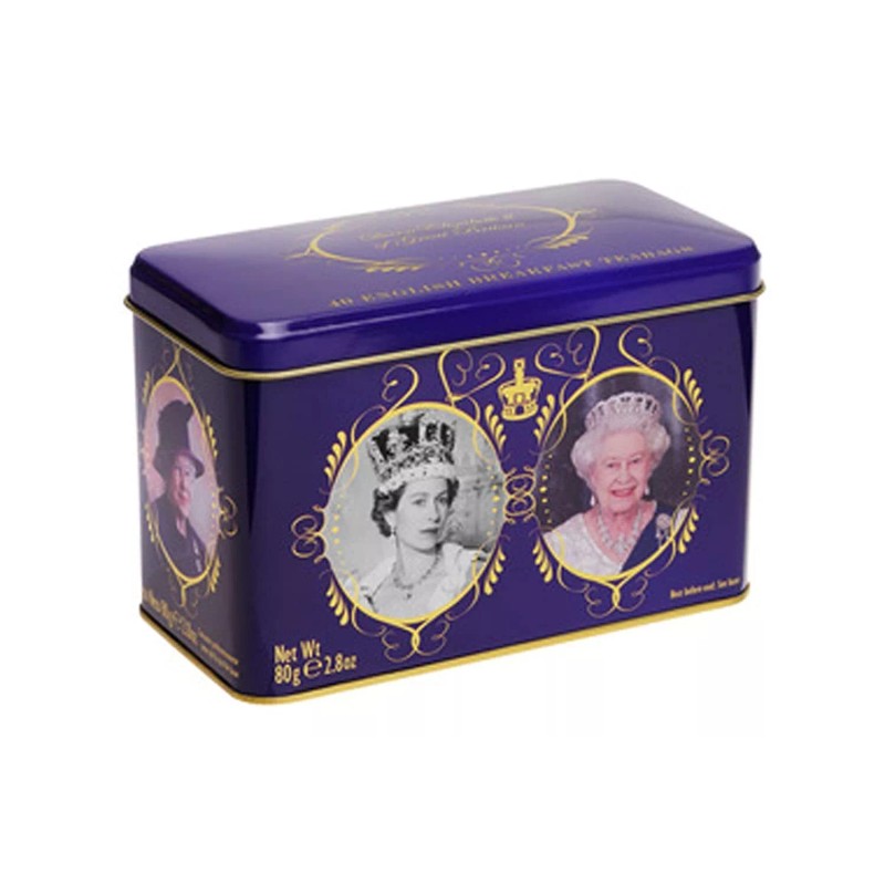 NEW ENGLISH TEAS QUEEN ELIZABETH II OF GREAT BRITAIN TIN