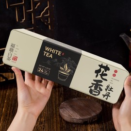 HAECHI White Tea Low Caffeine Antioxidant-Rich White Tea Bags Individually Wrapped 24 Bags 4.23 Ounce（120g）