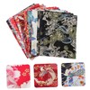 Angoily 30Sheets Patchwork Fabric Squares DIY Crafting Material for Sewing