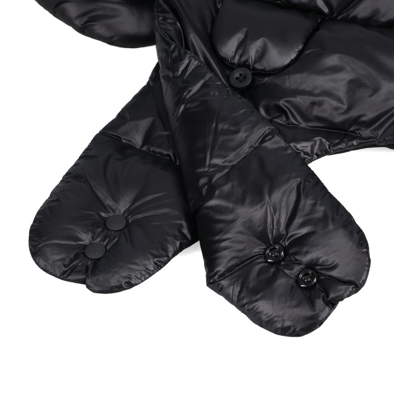 NANGA NA2441-3B001-A BLK MOUNTAIN LODGE DOWN EAR FLAP CAP CAP