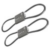 SISAV Safety Lock 4 Digit Cable Combination Locks 19.6 inches