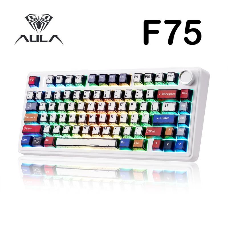 Aula F75 MAX Wireless Mechanical Keyboard with TFT Screen and