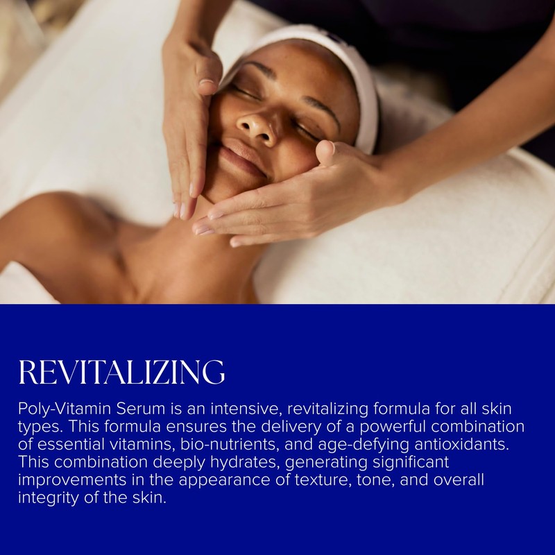 iS CLINICAL Poly-Vitamin Serum; Hydrating Serum containing Niacinamide, Hyaluronic Acid,