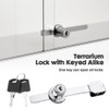 yotutun Terrarium Lock with Key Equal 4 Pieces Rack Lock