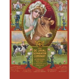 De Laval Cream Separators NEW METAL SIGN: 9x12" w/ Free Shipping