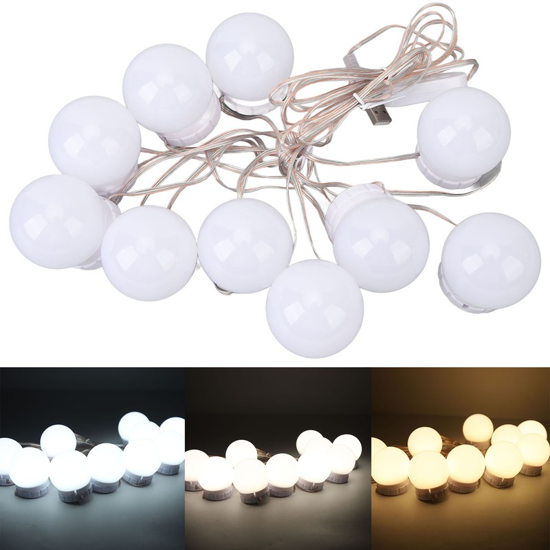 LED Vanity Mirror Light 3 Color Adjustable Brightness Vanity Makeup