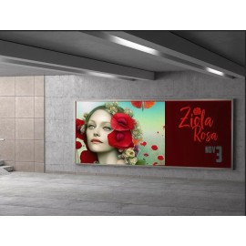 Art Deco Style Dance Girl - Floral Design - Dancing - Ziola Rosa 11x17 Signed!