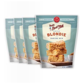 Bob's Red Mill Brown Sugar Blondie Baking Mix - 14 oz Bag (Pack of 4) - Simple Clean Ingredients, Homemade Taste, Non-GMO