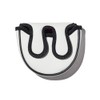 Golf Putter Headcover Simple Star Mallet Magnet (White)