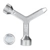 MKF2 Meter Curb Box Key, Triangular Curb Box Wrench Water