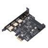 PCIe to USB 3.2 Gen 2 Card, 20Gbps 5 Port