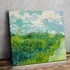 CP CANVASPATH Green Wheat Fields, Auvers by Vincent Van Gogh