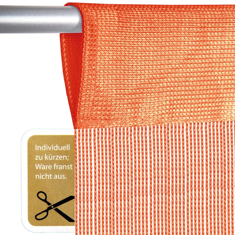 Arsvita Orange String Curtain Bistro Curtain 150 x 60 cm