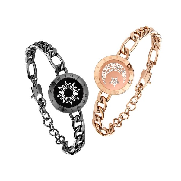 Totwoo Couple’s Bracelet, Couple Gifts, Partner Bracelets with Touch, Relationship
