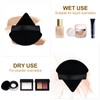 Flytianmy 16Pcs Triangle Powder Puffs, Face Makeup Puff for Body