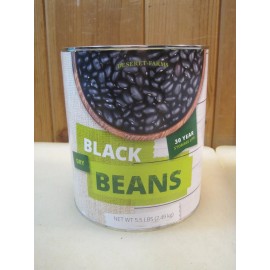 eFoodsDirect #10 Can Dry Black Beans - Survival Emergency Food 30 Year Shelf Life 5.5 lbs.