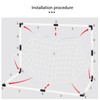 Foldable Kids Soccer Gate Portable Safety Multi Functional Soccer Practicing
