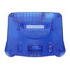 Retro Video Game Console Case Translucent Blue Replacement Protective Shell