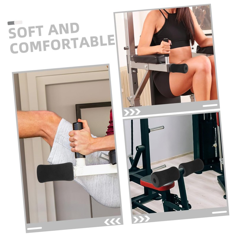 BIUDECO Replacement Foot Pads Rollers for Gym 4pcs Foam Covers