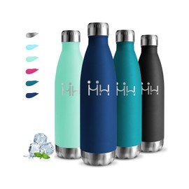 Drinking Bottle, 750 ml Stainless Steel, BPA-Free, Children's Drinking Bottle, Cold 24 Hours & 12 Hours Warm, Water Bottle, Double-Walled, Leak-Proof, Thermos Flask for Hiking, Travel, Camping