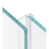 78" Sliding Shower Door Side Seal Strip Frameless Shower Door