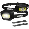 Energizer LED Rechargeable Headlamp (2-Pack), Black, LED Headlamp with Red