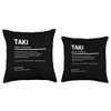 Definition Taki First Name Taki First Name Throw Pillow