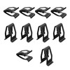 Augeny 10 PCS Dashboard Trim Clips, Metal Car Front Console