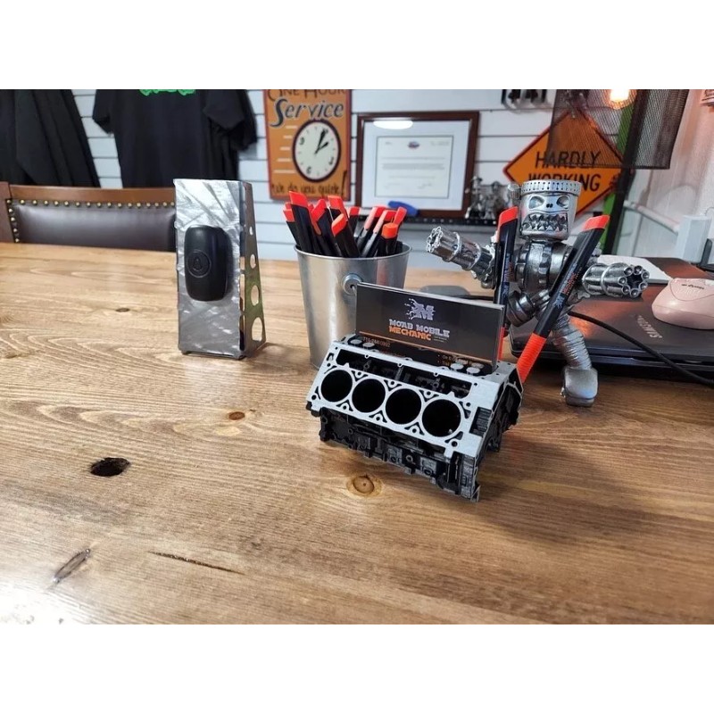 Sands Original Products Chevy LS Engine Card Holder, LS3 Engine,