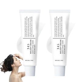 345 Relief Cream, crema reparadora intensiva, hidratante y humectante, crema suave y calmante, adecuada para todo tipo de piel (2pcs)                 