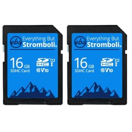 Everything But Stromboli 16GB 2 Pack SD Cards for Browning Trail Cameras Recon Force Series, Strike Force Series, Defender, Spec Ops, Patriot, Dark Ops Hunting Cam Class 10 Memory Card UHS-I SDHC