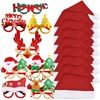 Pack of 16 Christmas Accessories 8 Pieces Christmas Glasses Funny
