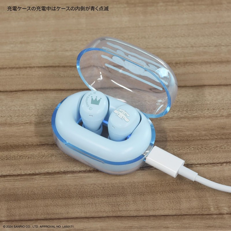 Gourmandies Sanrio Characters Fully Wireless Stereo Earbuds Cinnamoroll SANG-458CN