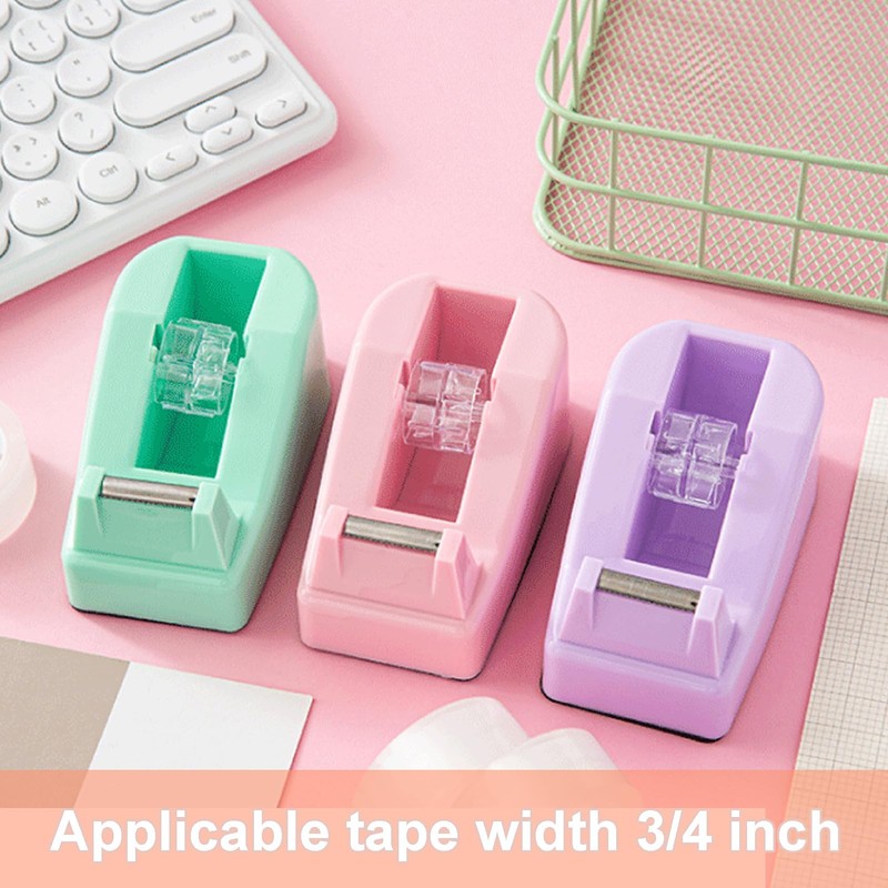 SHOIKOM Stylish and Sharp Desktop Tape Dispenser Cute Office Tape