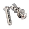 VAMUOEFL 3/8-16 Bolts, 1-1/2" Button Head Socket Cap Bolts Screws