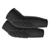 2 Pcs Kids Knee Pads Black Soft Breathable Lightweight Impact