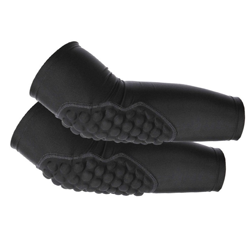 2 Pcs Kids Knee Pads Black Soft Breathable Lightweight Impact