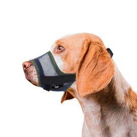 Dog Muzzle, Soft Mesh Muzzle for Dogs, Dog Mouth Guard for Small Medium Large Dogs, Stop Biting, Chewing