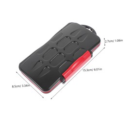 TEHAUX Memory Card Storage Organizer and Shockproof Card Case for and Durable Design for Protection