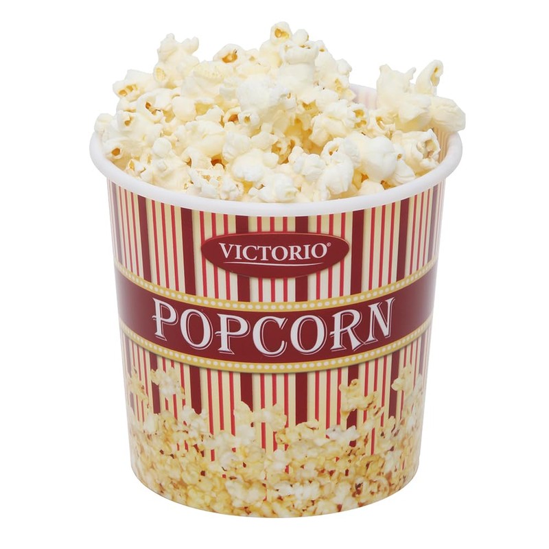 Reusable Plastic Popcorn Bucket - Time for Treats VKP1166 Popcorn