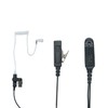 BVMAG 2 Wire Covert Acoustic Tube Earpiece Headset with PTT