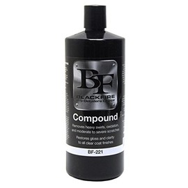 BLACKFIRE Compound | Heavy-Cut Paint Correction Formula for Removing Defects | Eliminates Swirls, Scratches, and Oxidation | Restores Gloss and Clarity | BF-221 | 32oz