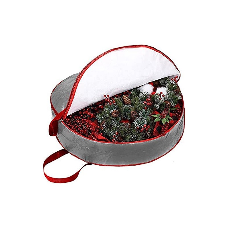 Ram® Grey Waterproof Wreath Storage Bag With Zip Waterproof Wreath