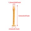 Pocoxll 100 Pcs Tiny Brass Nails, Decorative Wooden Nails for